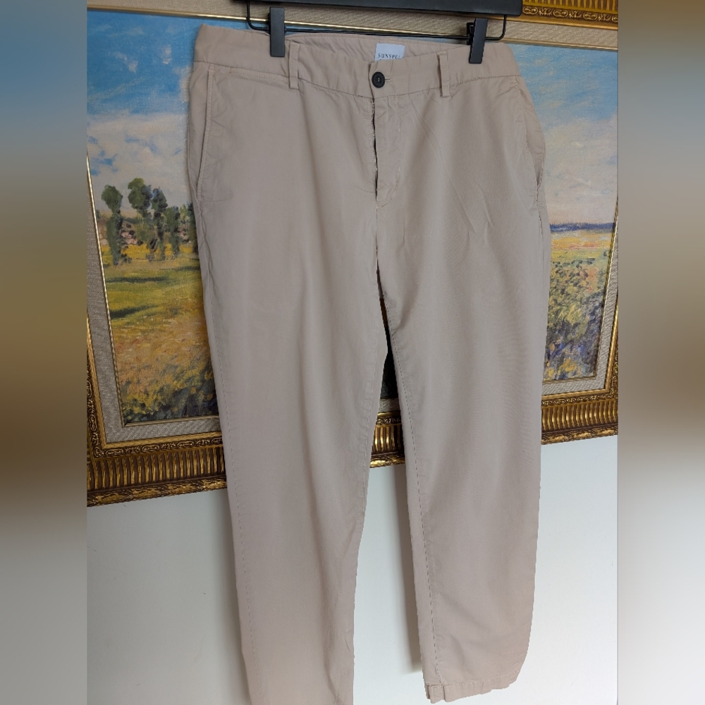 Sunspel Beige Chinos
